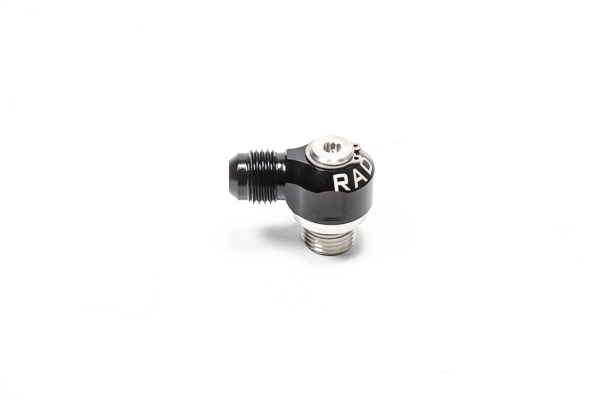 Radium V2 6AN ORB to 6AN Male Flare Low Profile Swivel Banjo Fitting