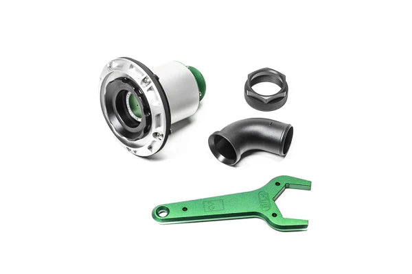 Radium Engineering Remote Mount Vented Female Dry Break 1.5" Elbow