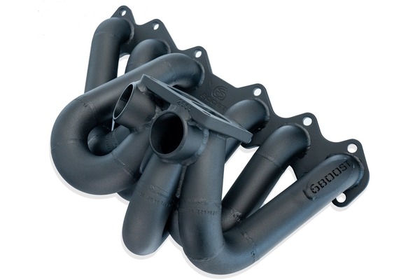 6 Boost Turbo Exhaust Manifold 2JZ-GTE- T4/2x40 'DIVIDED ENTRY' Twin 40mm Wastegate Ports "Non Sportsman Mid Frame IE PT6766-7675"