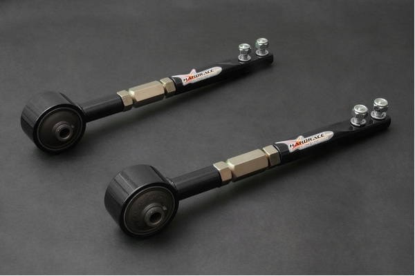 HARDENED RUBBER HEAVY DUTY TENSION/CASTER ROD BLACK NISSAN SILVIA 200SX S14/S15, SKYLINE R33/R34 GTS-T/GT-T