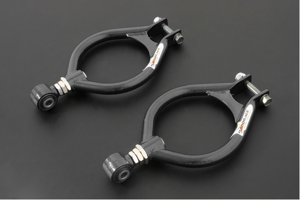 HARDENED RUBBER REAR UPPER CAMBER KIT BLACK NISSAN SILVIA 180SX S13, FAIRLADY Z32 89-00, SKYLINE R32 GTS-T/GT-R