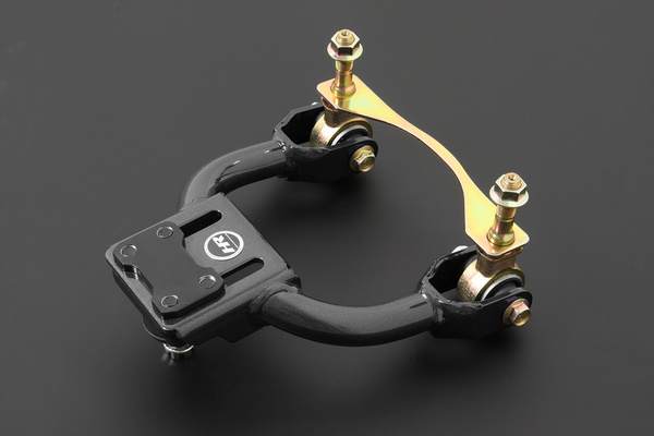 HARDENED RUBBER FRONT CAMBER KIT BLACK UPPER ARM HONDA EG CIVIC 92-95, INTEGRA DC2 94-01, DEL SOL EG1/2