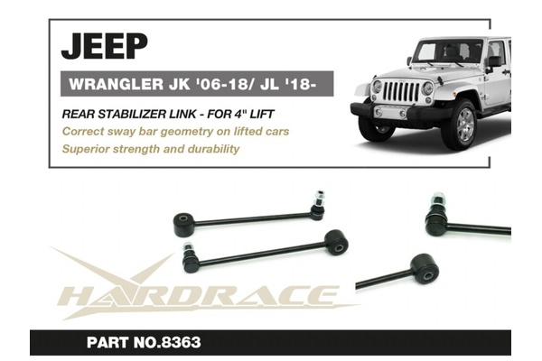 REAR STABILIZER LINK - FOR 4 INCH LIFT JEEP WRANGLER JK 06-18/ JL 18-