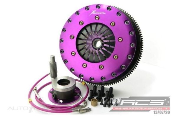Xtreme 230mm Twin Plate Organic Clutch - Suits Nissan Skyline R34 GTR with CSC Conversion
