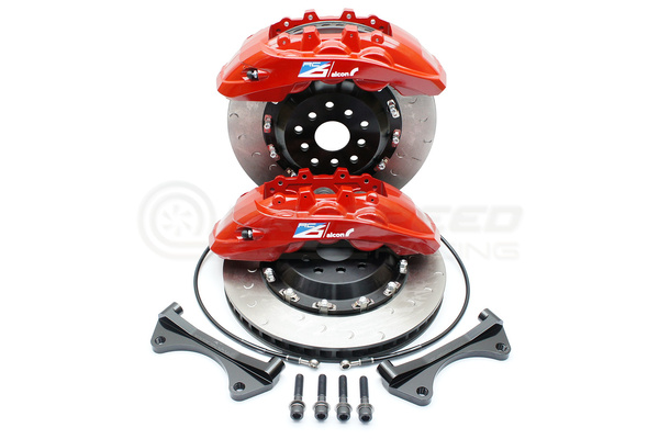 Alcon Front Bolt On Big Brake Kit CAR70 Red w/DBA 380x32mm - Subaru WRX/STI 94-07