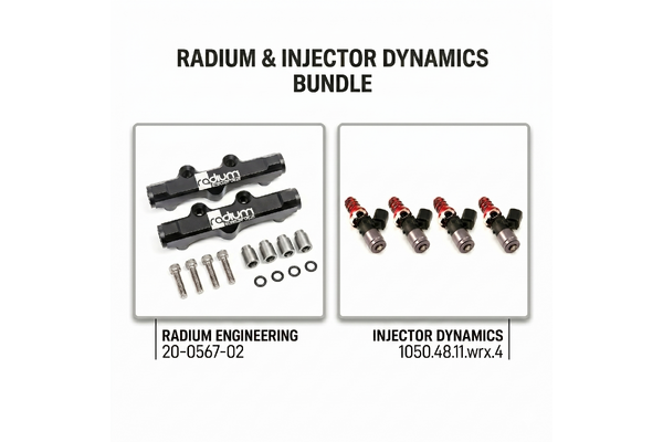 Radium/Injector Dynamics Subaru Fuel Rail upgrade 01+ WRX STI