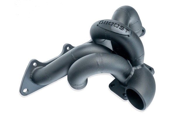 6 Boost Turbo Manifold MITSUBISHI 4G63 EVO 4-9 Low Mount T3/50 'OPEN ENTRY' Single 50mm Wastegate Port