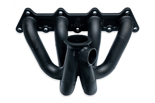 6 Boost Turbo Manifold FJ20 Low Mount V-BAND(GARRETT GTX28 Small Flange)/45 Single 45mm Wastegate Port