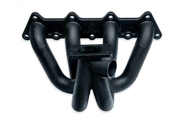 6 Boost Turbo Manifold FJ20 Low Mount T3/45 'OPEN ENTRY' Single 45mm Wastegate Port