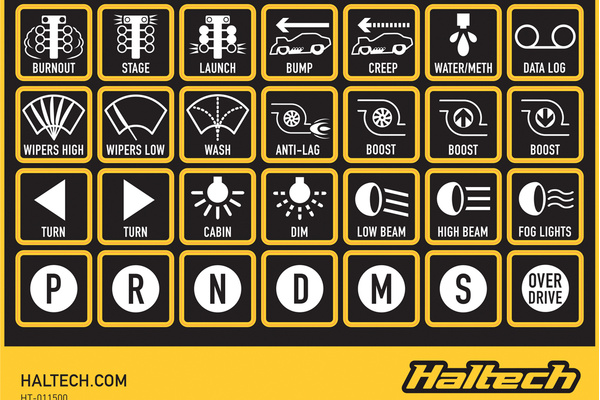 CAN Keypad Label Set