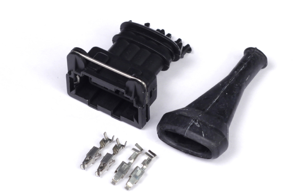 Plug and Pins Only - Bosch 4 Pin Junior Timer Female Connector