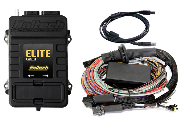 Haltech Elite 1500 ECU With 2.5m Premium Universal Wire-In Harness Kit
