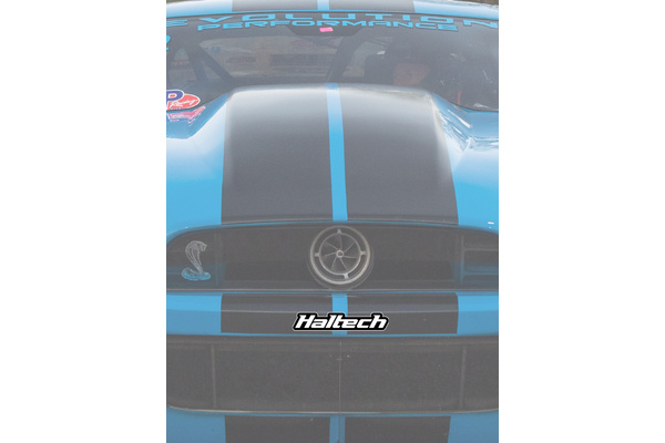 Haltech Logo Sticker Black and White