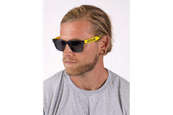 Haltech Sunglasses Black and Yellow