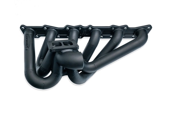 6 Boost Turbo Manifold NISSAN RB26/30DET (DOHC) T4/50 'DIVIDED ENTRY' Single 50mm Wastegate Port "Non Sportsman Mid Frame IE PT6766-7675"