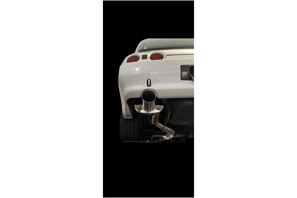 SP Mufflers 4 Inch Cat Back Stainless Exhaust With Ovan Muffler  - Suit R32 GTR
