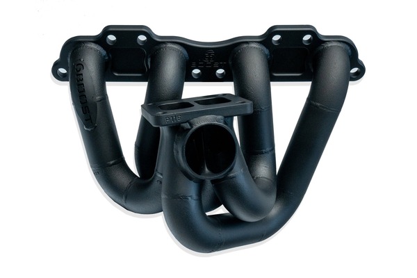 6 Boost Turbo Manifold SR20 T4/2x40 'DIVIDED ENTRY' Twin 40mm Wastegate Ports - Large Runner (G42)