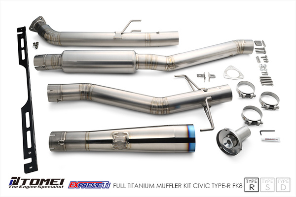 Tomei Expreme Ti Cat Exhaust - Honda Civic Type R FK8 Type R