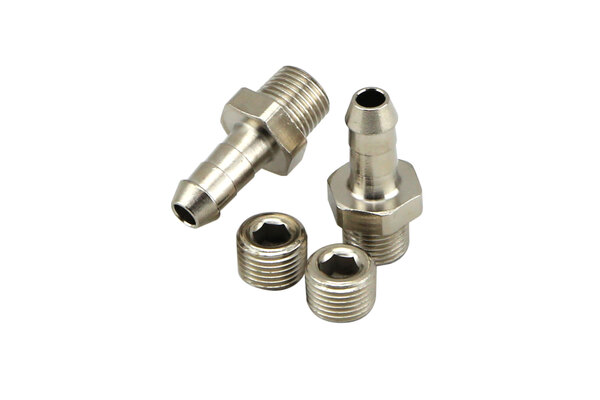 1/8th NPT 6mm Hose Tail Fittings & Blanks