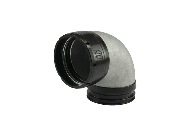 LockSleeve Turbo Adapter Compressor Outlet 2.50" to 90 Elbow Plazmaclamp 2.50"