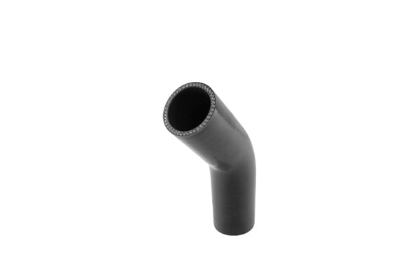 Silicon Hose 45 Elbow 1.75" BLACK