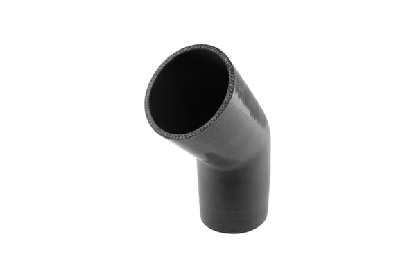 Silicon Hose 45 Elbow 3.50" BLACK
