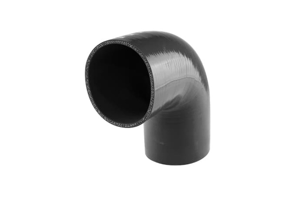 Silicon Hose 90 Elbow 4.00" BLACK