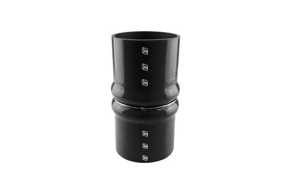 Silicon Double Hump Hose 4.00" - Black