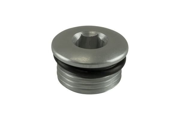Fitting -8 AN ORB Blank - Silver