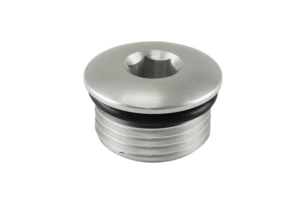 Fitting -12 AN ORB Blank - Silver